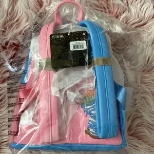 BNWT✨SUPER RARE✨Loungefly Sleeping Beauty Make it Pink Make it Blue Backpack?? Make it Pink Make it Blue Sleeping Beauty Convertible  main image 4